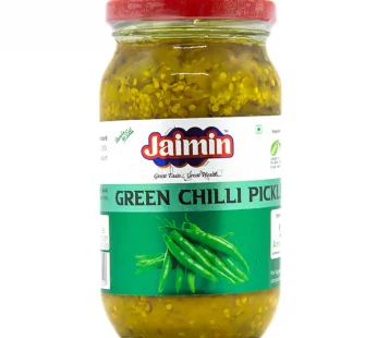 Jaimin Green Chilli Pickle 400G